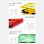 Magnetic Tiles - Cold Colors - 20pcs - Image 3